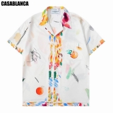 2023.8 Casablanca short shirt Man M-3XL (52)