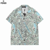 2023.8 Fendi short shirt Man M-3XL (21)