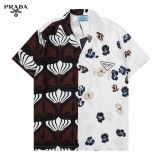 2023.7 Prada short shirt Man M-3XL (23)