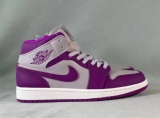 2024.3 Air Jordan 1 Mid “Magente” Men And Women Shoes AAA -SY (59)