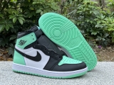 2024.3 (OG better)Authentic Air Jordan 1 High “Green Glow”Men Shoes-ZL