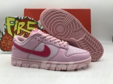 2024.4 Super Max Perfect  Nike SB Dunk Low “Triple Pink” Men And Women Shoes -LJR (250)