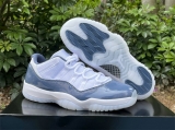 2024.4 (95% Authentic)Air Jordan 11 Low“Diffused Blue”Men Shoes -ZL (35)