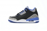 2024.3 Perfect Air Jordan 3 “Sport Blue” Men And Women Shoes -SY (22)